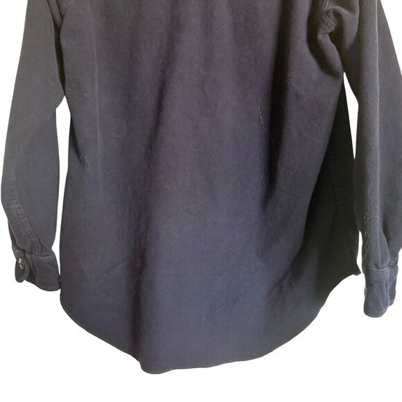 Vintage Deerskin Chamois Button Down Shirt Cabincore Cozy Outdoor Workwear‎ - Picture 9 of 12